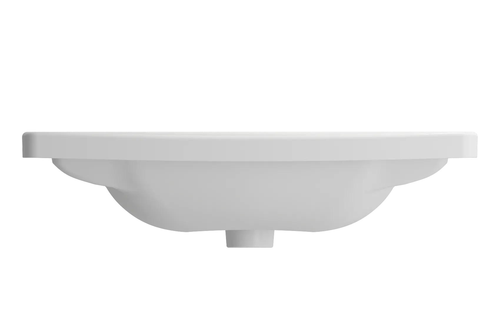 BOCCHI Taormina 26" Rectangle Wallmount Fireclay Bathroom Sink, Matte White, Single Faucet Hole, 1007-002-0126