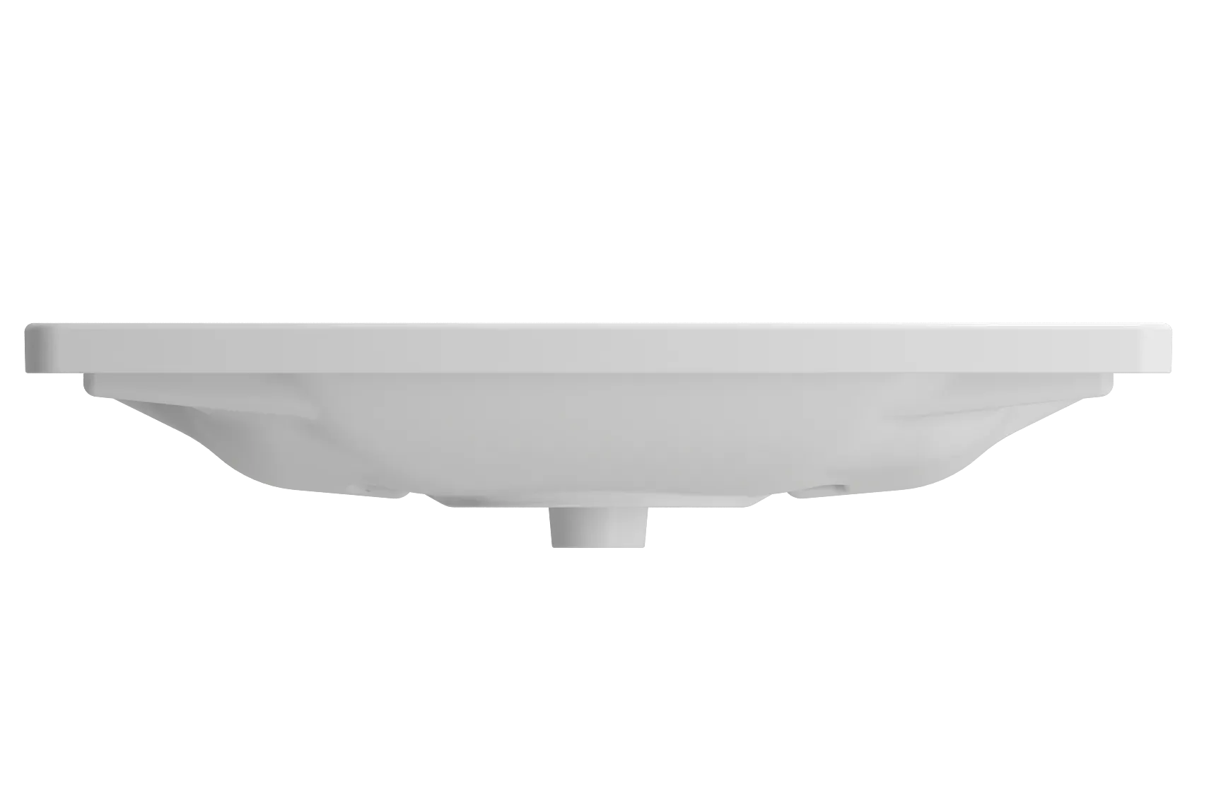 BOCCHI Taormina 34" Rectangle Wallmount Fireclay Bathroom Sink, Matte White, 3 Faucet Hole, 1008-002-0127