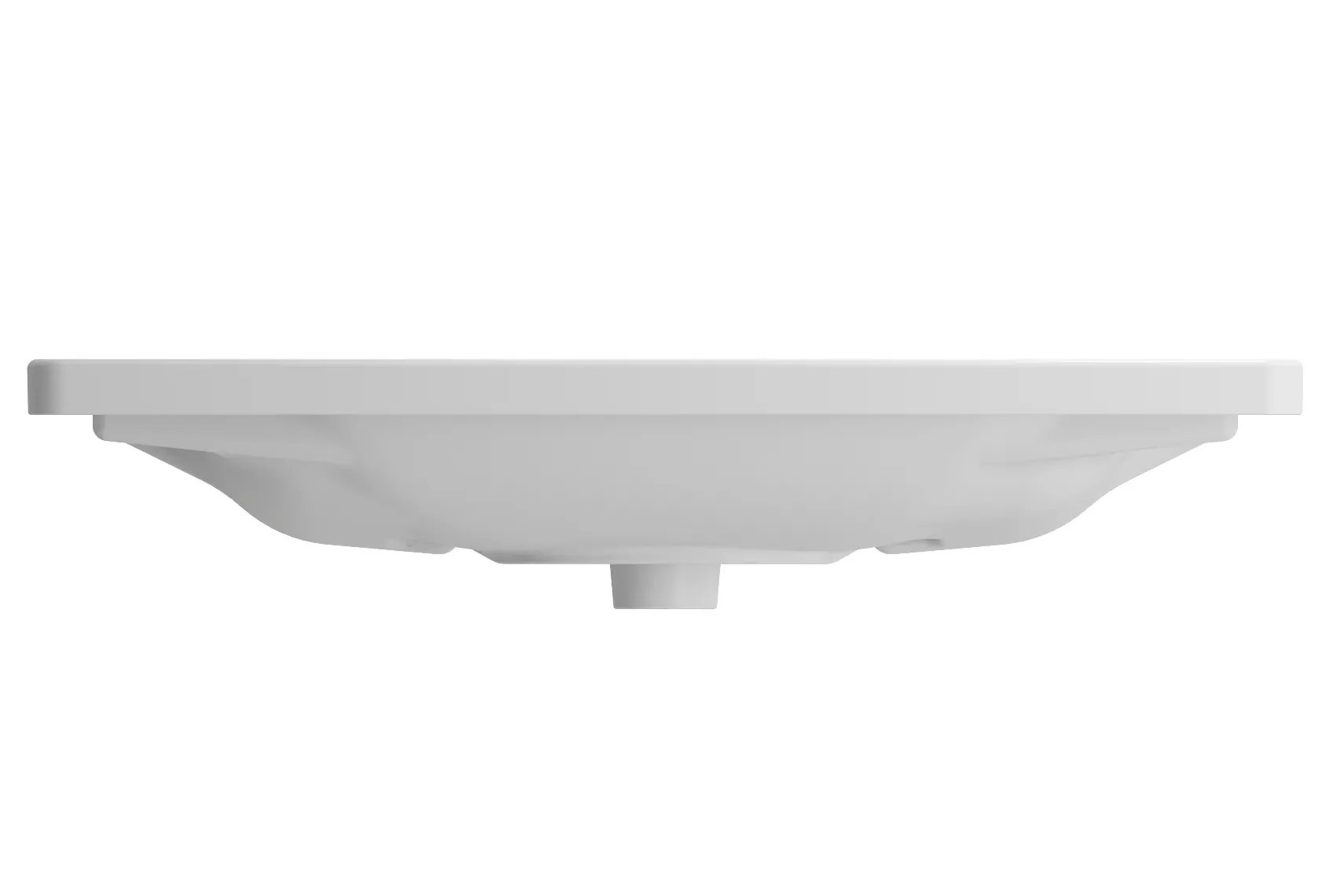 BOCCHI Taormina 34" Rectangle Wallmount Fireclay Bathroom Sink, Matte White, 3 Faucet Hole, 1008-002-0127