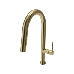 BOCCHI Tronto 1.75 GPM Brass Kitchen Faucet, Modern, Brushed Gold, 2026 0001 BG