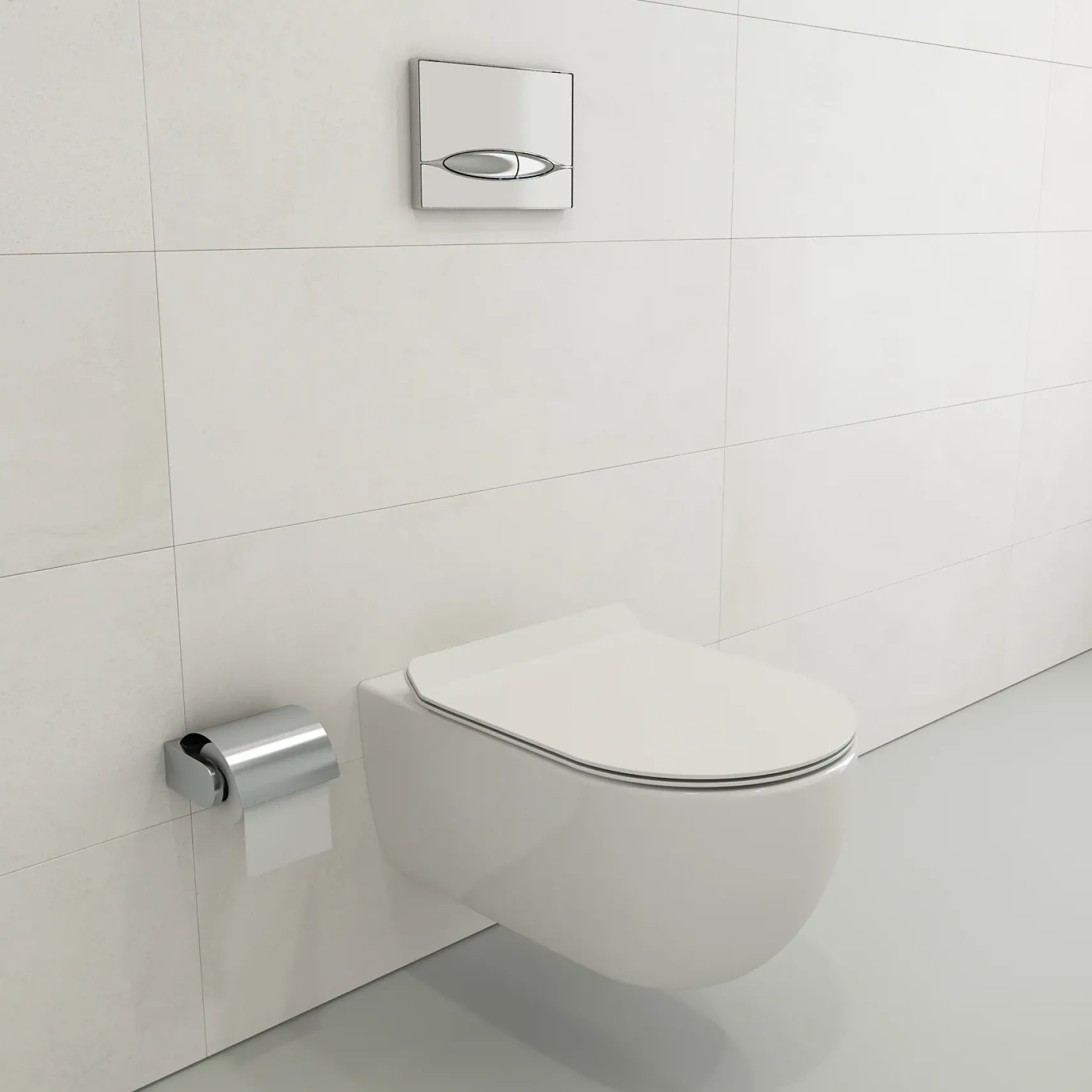 BOCCHI Vettore Soft-Close Toilet Seat in White, A0330-001