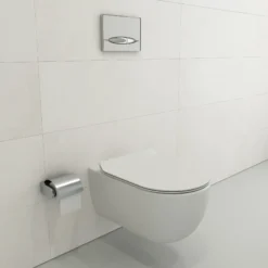 BOCCHI Vettore Wall-Hung Toilet Bowl in Matte White, 1416-002-0129