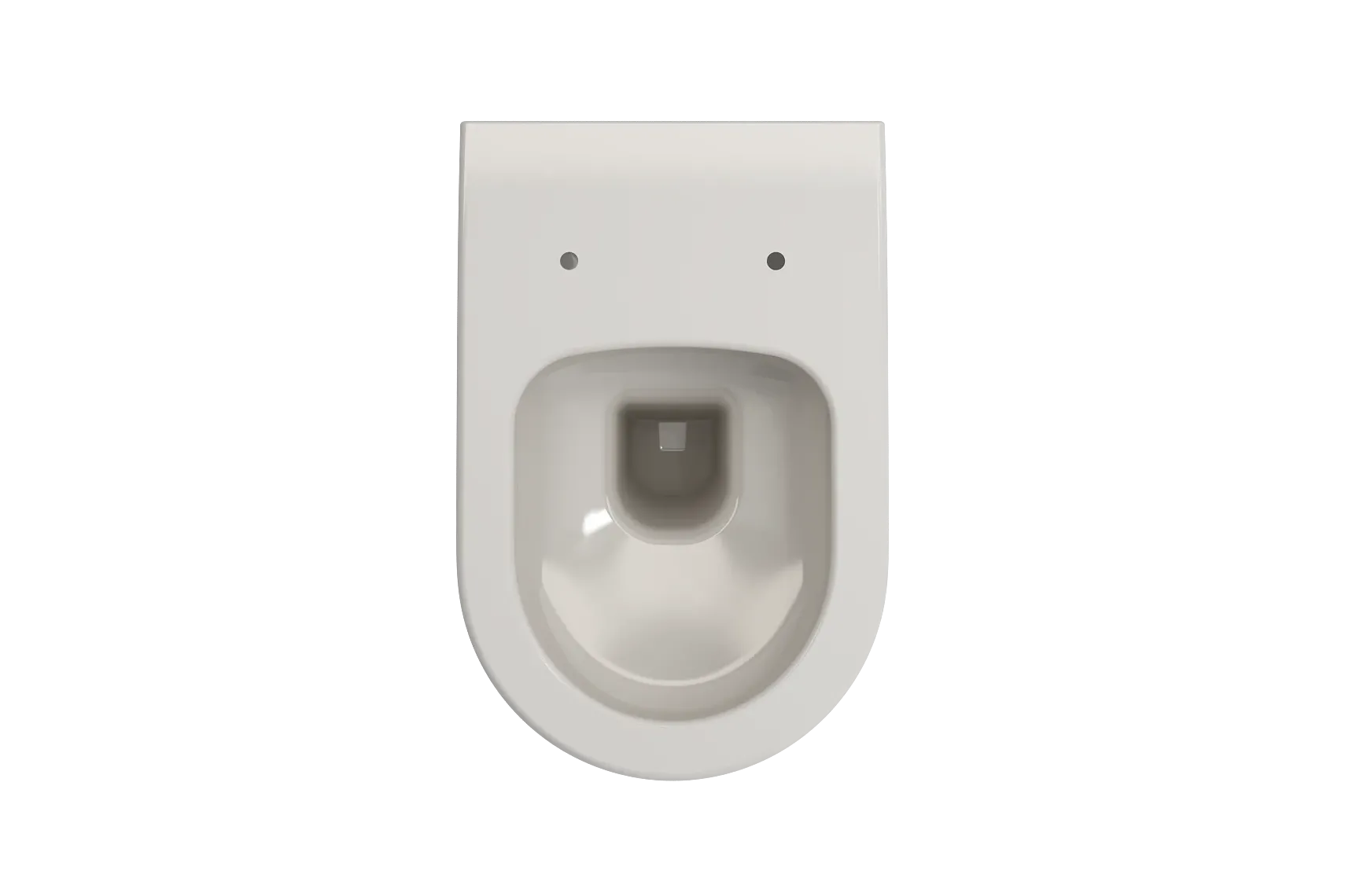 BOCCHI Vettore Wall-Hung Toilet Bowl in Biscuit, 1416-014-0129