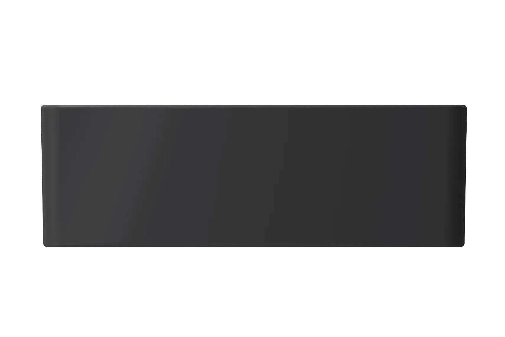 BOCCHI Aderci Ultra-Slim 30" Fireclay Farmhouse Sink, Matte Dark Gray, 1481-020-0120