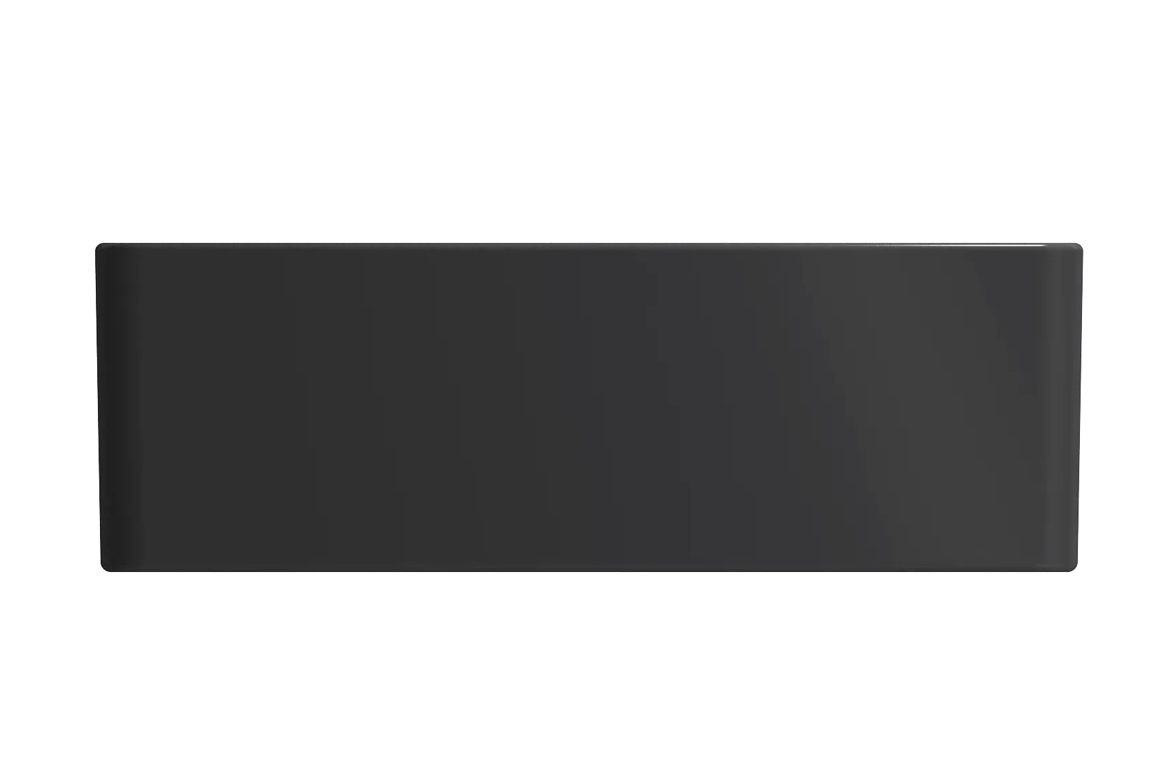 BOCCHI Aderci Ultra-Slim 30" Fireclay Farmhouse Sink, Matte Dark Gray, 1481-020-0120