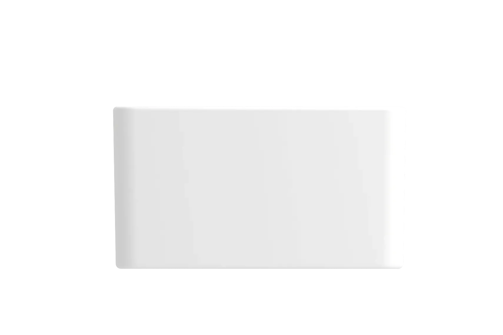 BOCCHI Aderci Ultra-Slim 30" Fireclay Farmhouse Sink, Matte White, 1481-002-0120