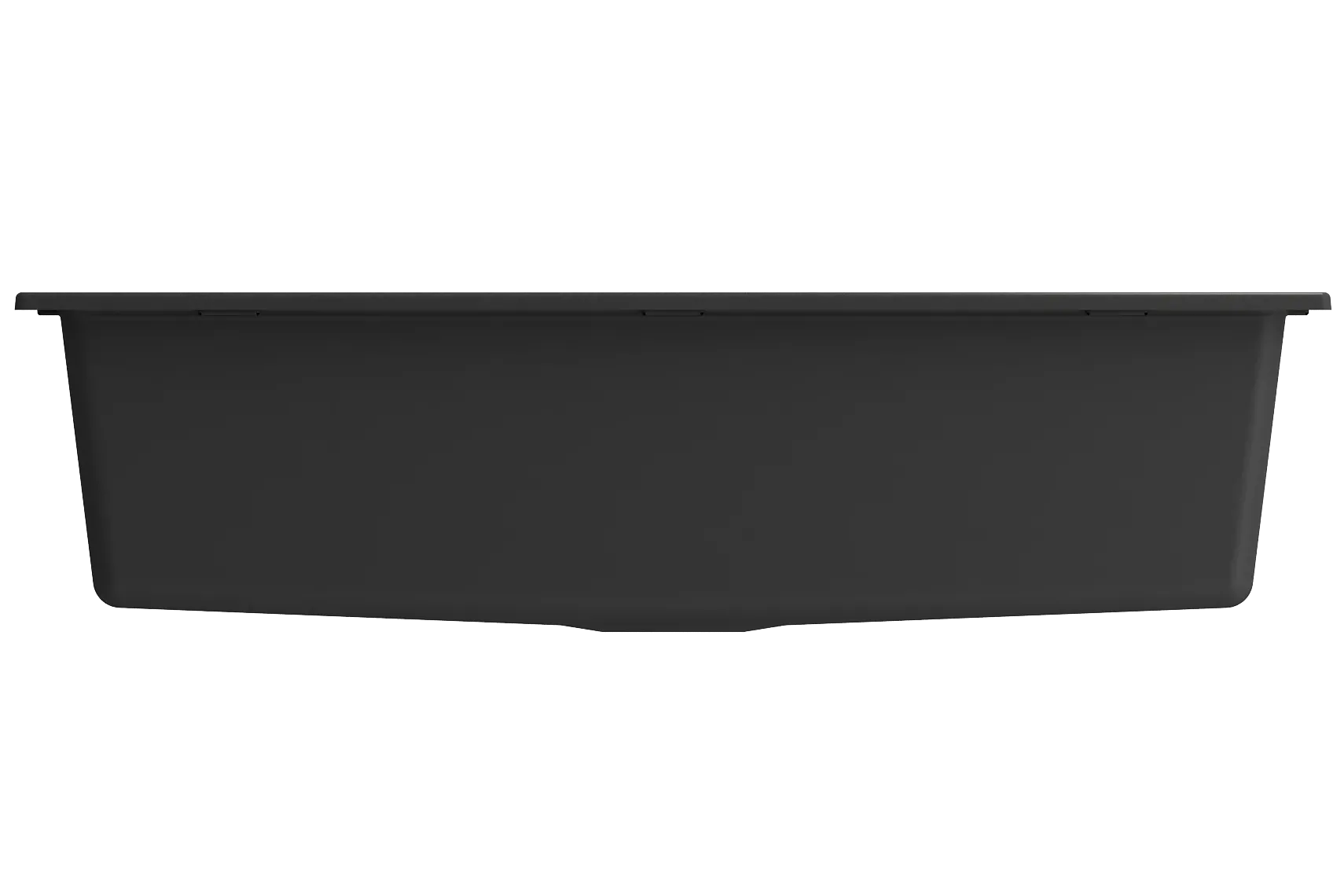 BOCCHI Baveno Lux 33" Dual Mount Granite Workstation Kitchen Sink Kit with Accessories, Matte Black, 1616-504-0126