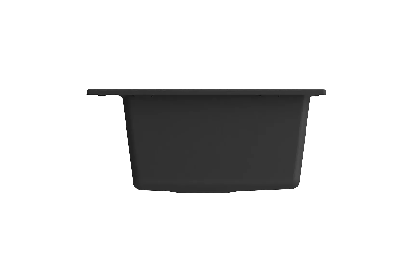 BOCCHI Baveno Lux 33" Dual Mount Granite Workstation Kitchen Sink Kit with Accessories, Matte Black, 1616-504-0126