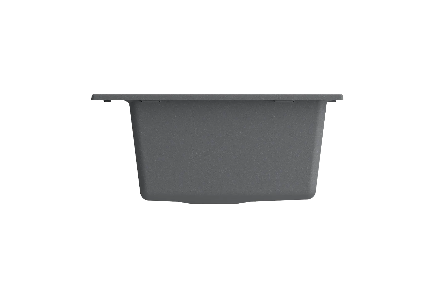 BOCCHI Baveno Lux 33" Dual Mount Granite Workstation Kitchen Sink Kit with Accessories, Concrete Gray, 1616-506-0126
