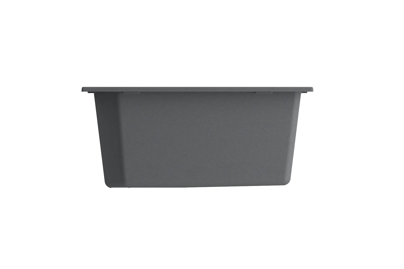 BOCCHI Campino Duo 33" Dual Mount Composite Granite Kitchen Sink, 60/40 Double Bowl, Concrete Gray, 1602-506-0126