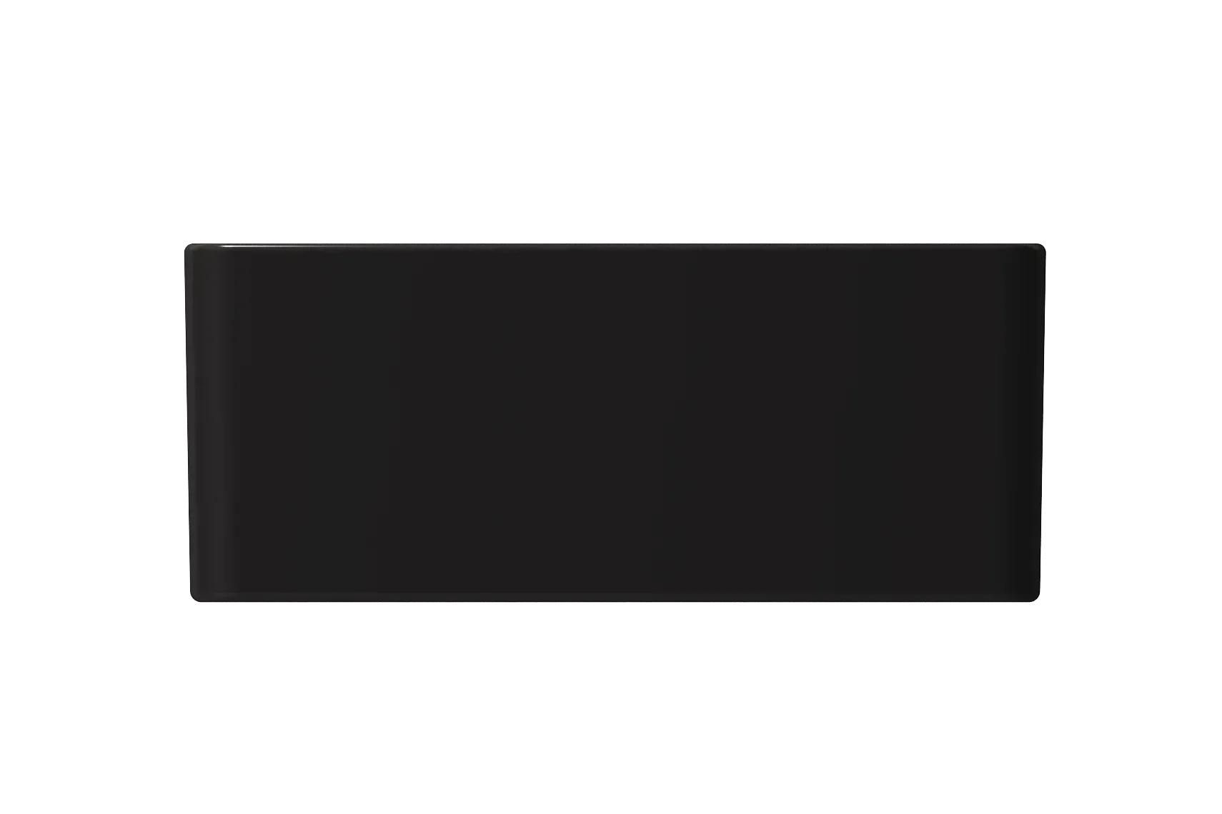 BOCCHI Classico 24" Fireclay Farmhouse Apron Single Bowl Kitchen Sink, Matte Black, 1137-004-0120