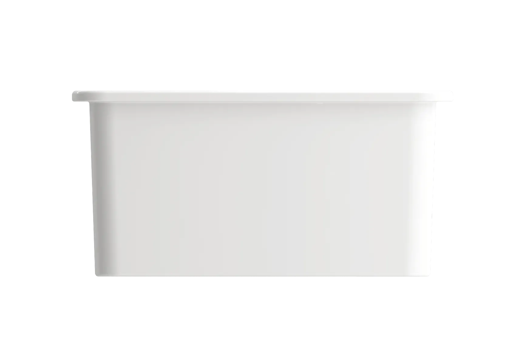 BOCCHI Sotto 32" Fireclay Undermount Single Bowl Kitchen Sink, White, 1362-001-0120