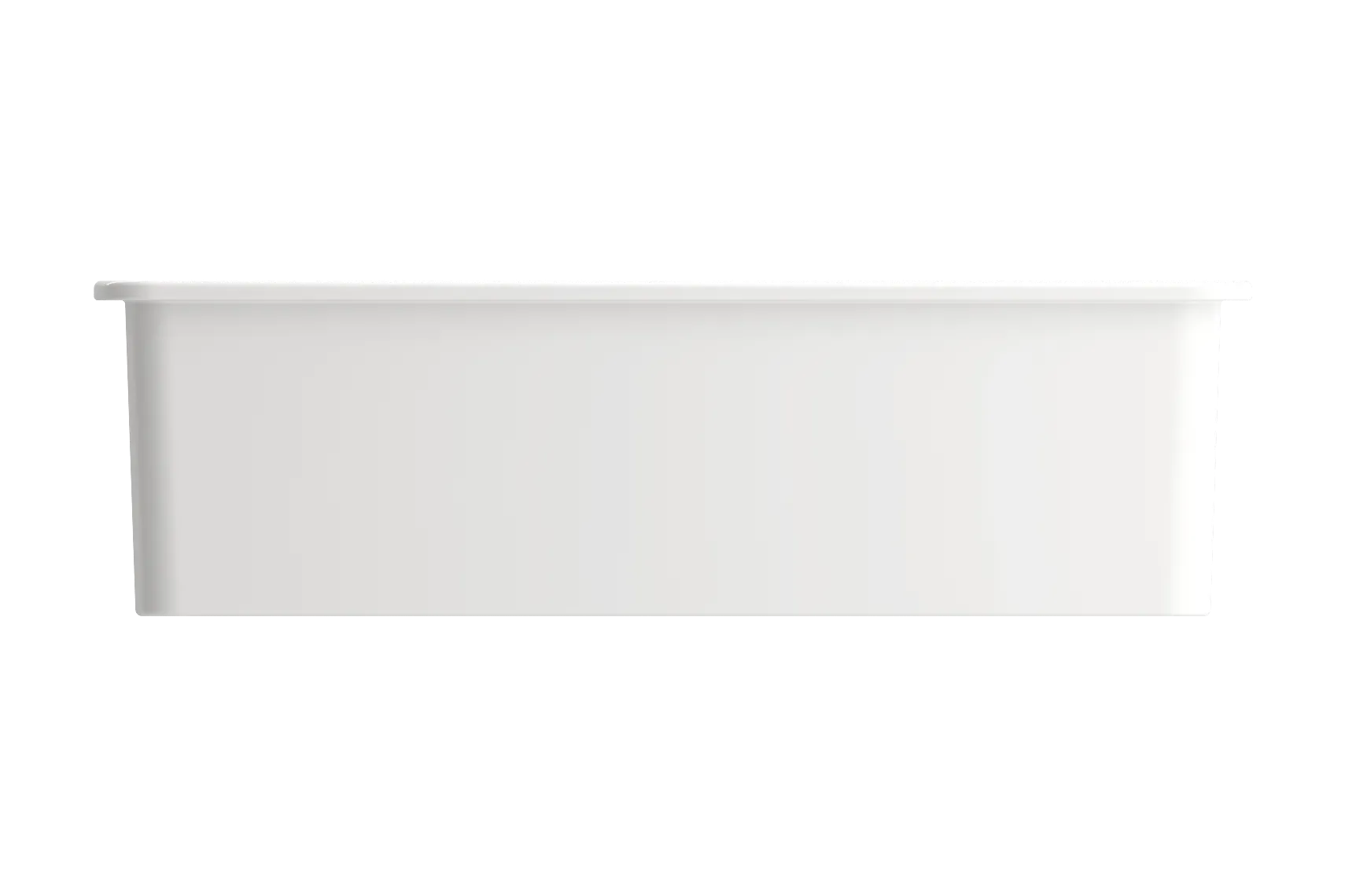 BOCCHI Sotto 32" Fireclay Undermount Single Bowl Kitchen Sink, White, 1362-001-0120