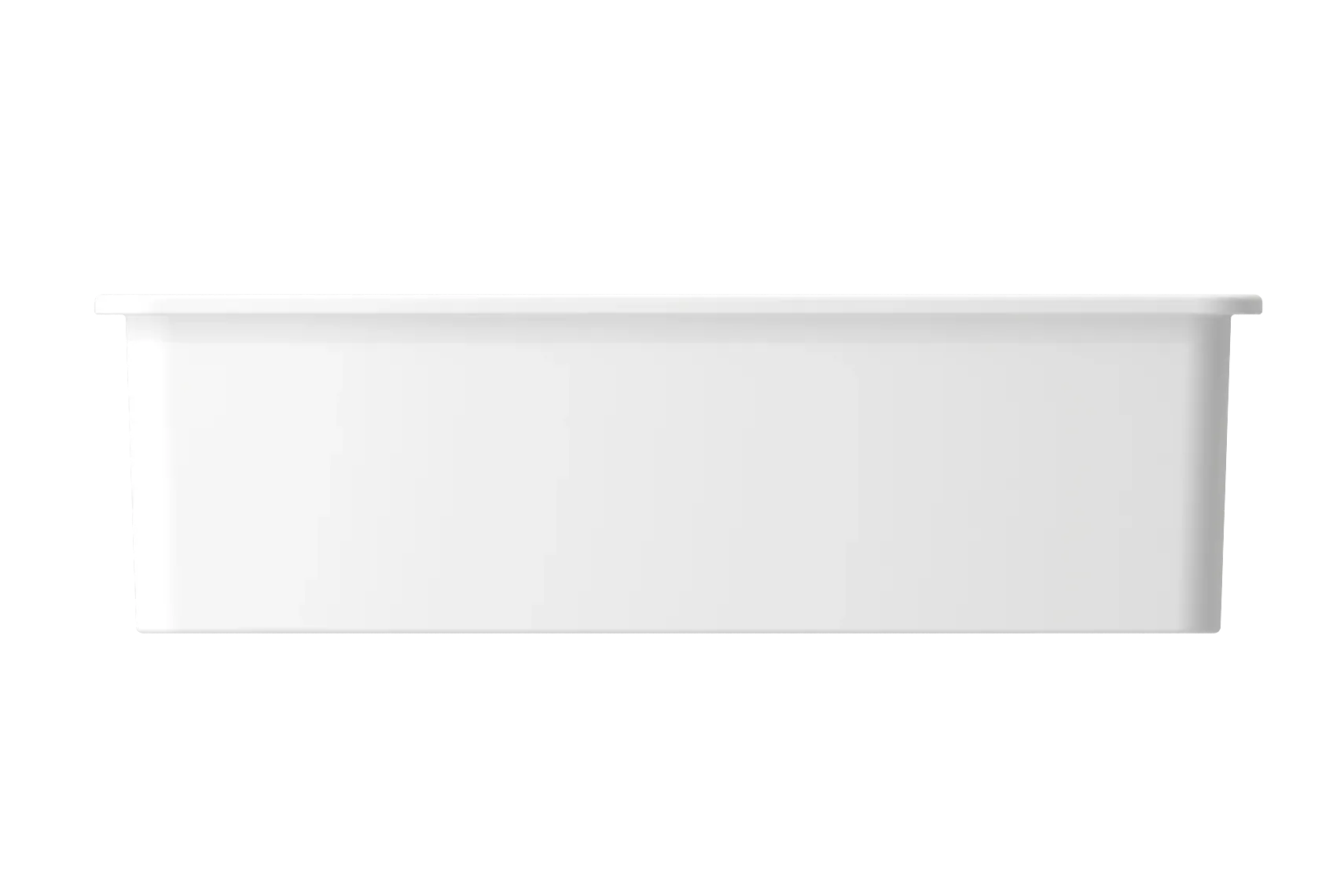 BOCCHI Sotto 32" Fireclay Undermount Single Bowl Kitchen Sink, Matte White, 1362-002-0120