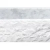 33" Carrara White Marble Farmhouse Kitchen Sink, Chiseled Front, Single Bowl, KF332010SB-BE-CW