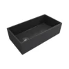 Crestwood 36" Fireclay Farmhouse Sink, Charcoal, CW-MOD-36-CHARCOAL