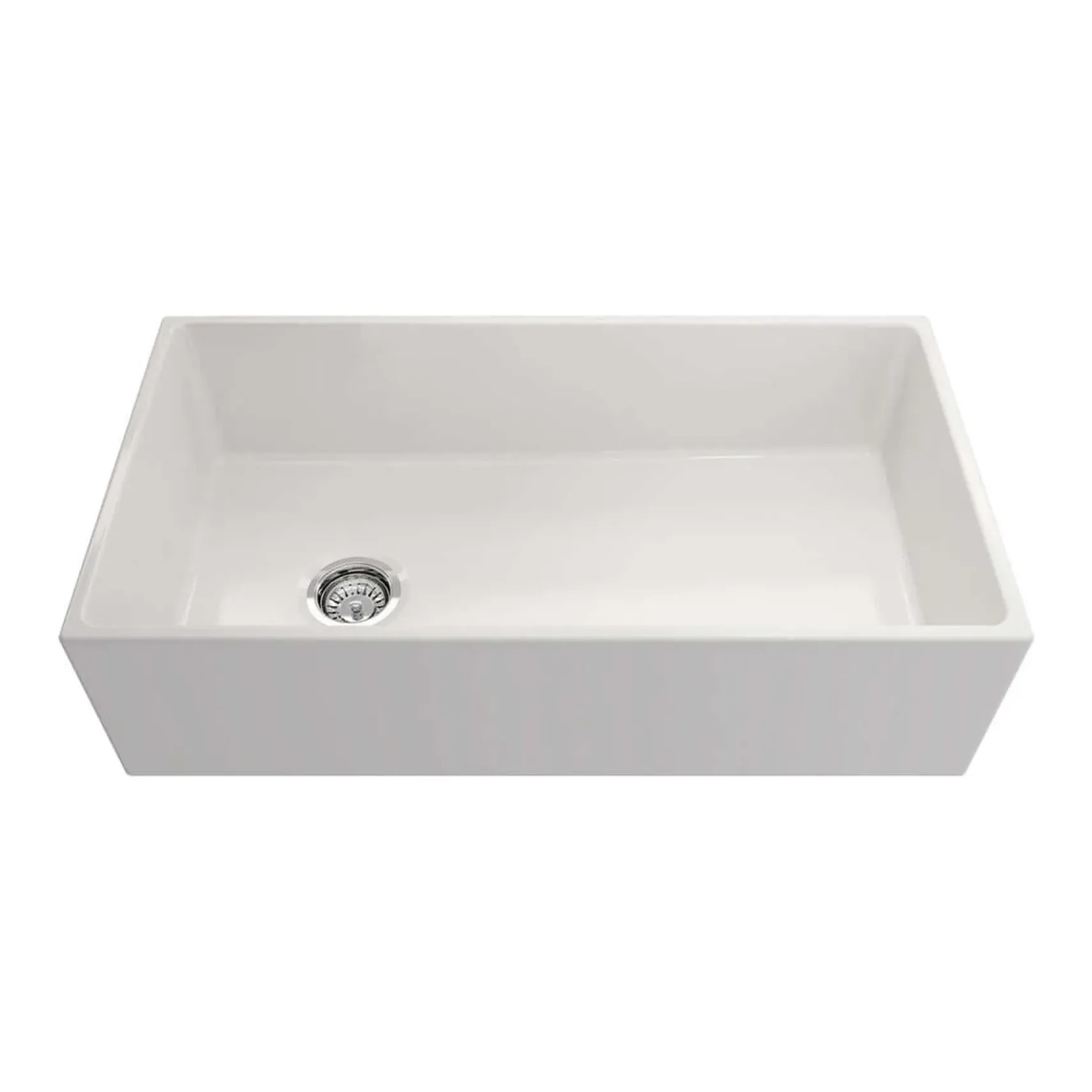Crestwood 36" Fireclay Farmhouse Sink, White, CW-MOD-36-WHITE