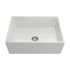 Crestwood 27" Fireclay Farmhouse Sink, White, CW-MOD-27-WHITE