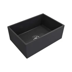 Crestwood 27" Fireclay Farmhouse Sink, Charcoal, CW-MOD-27-CHARCOAL