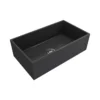 Crestwood 33" Fireclay Farmhouse Sink, Charcoal, CW-MOD-33-CHARCOAL