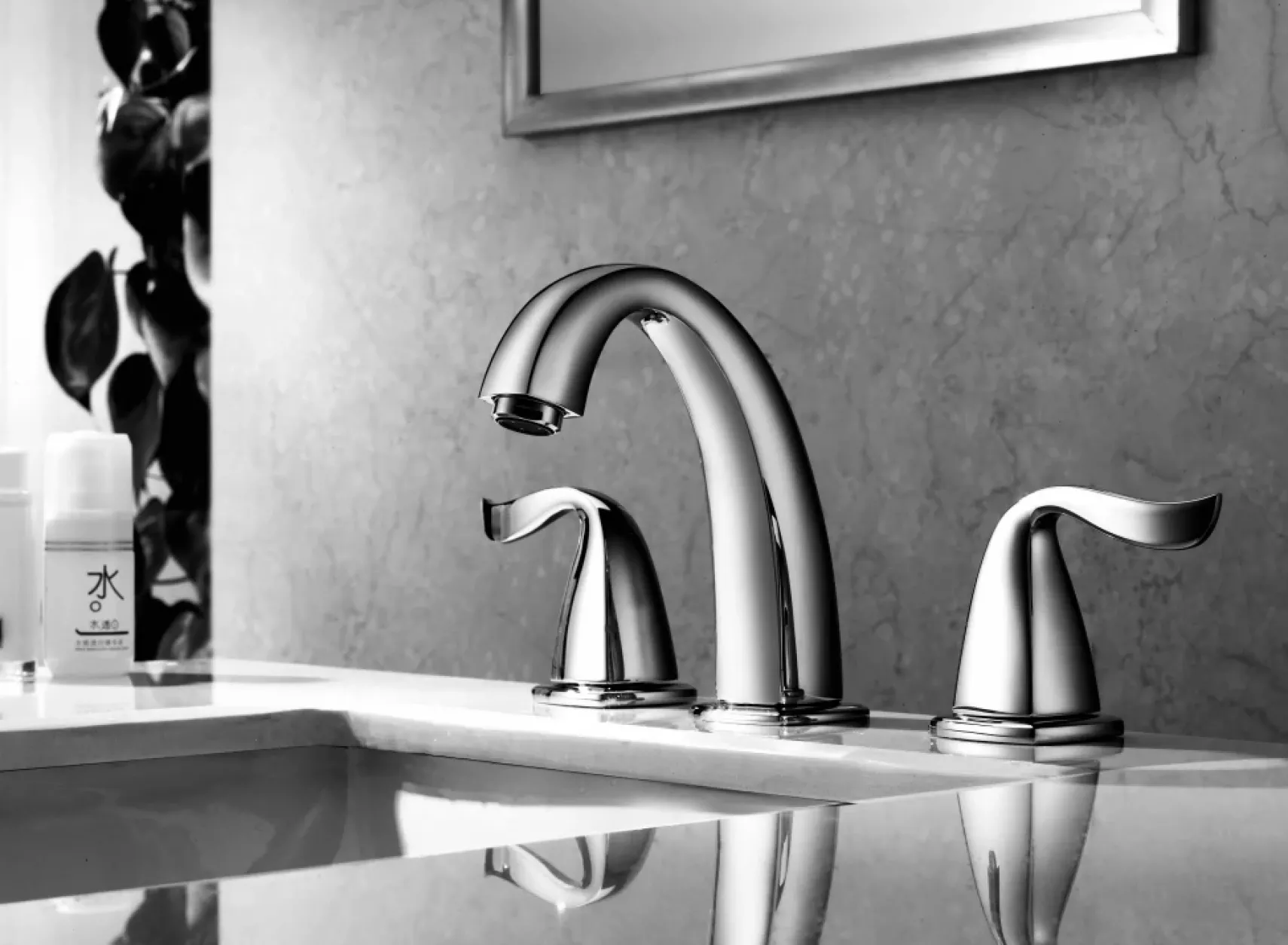 Dawn 6" 1.2 GPM Bathroom Faucet, Chrome, AB04 1272C