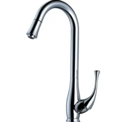 Dawn 17" 1.8 GPM Pull Out Kitchen Faucet, Chrome, AB50 3084C