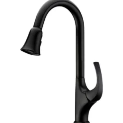 Dawn 15" 1.8 GPM Pull Out Kitchen Faucet, Dark Brown Finish, AB04 3277DBR