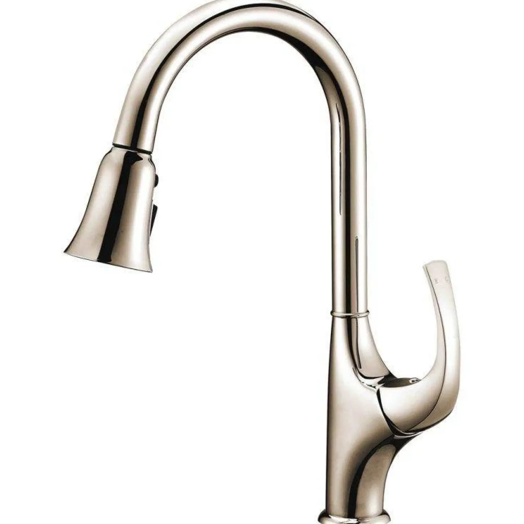 Dawn 15" 1.18 GPM Pull Out Kitchen Faucet, Brushed Nickel, AB04 3277BN