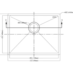 Dawn 22" Stainless Steel Undermount Kitchen Sink, SRU201609