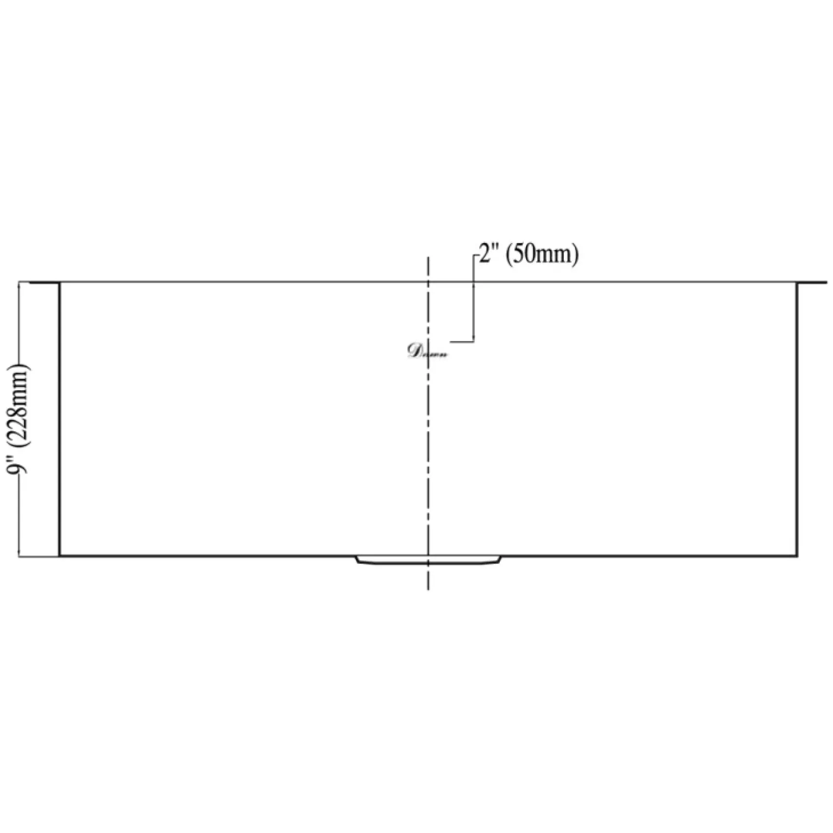 Dawn 26" Stainless Steel Undermount Kitchen Sink, DSQ241609