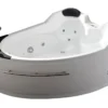 Eago 67" Acrylic Corner Neo-angle Round Bathtub, White, AM113ETL-L
