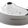 Eago 67" Acrylic Corner Neo-angle Round Bathtub, White, AM113ETL-R