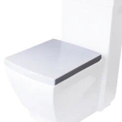 EAGO Plastic, White, R-336SEAT Replacement Soft Closing Toilet Seat for TB336