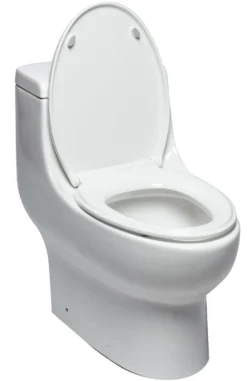 EAGO Plastic, White, R-358SEAT Replacement Soft Closing Toilet Seat for TB358
