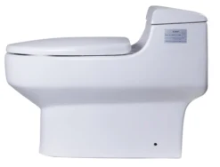 EAGO Plastic, White, R-352SEAT Replacement Soft Closing Toilet Seat for TB352