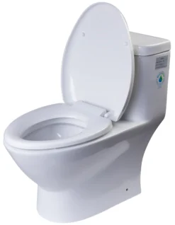 EAGO Plastic, White, R-346SEAT Replacement Soft Closing Toilet Seat for TB346