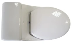 EAGO Plastic, White, R-108SEAT Replacement Soft Closing Toilet Seat for TB108