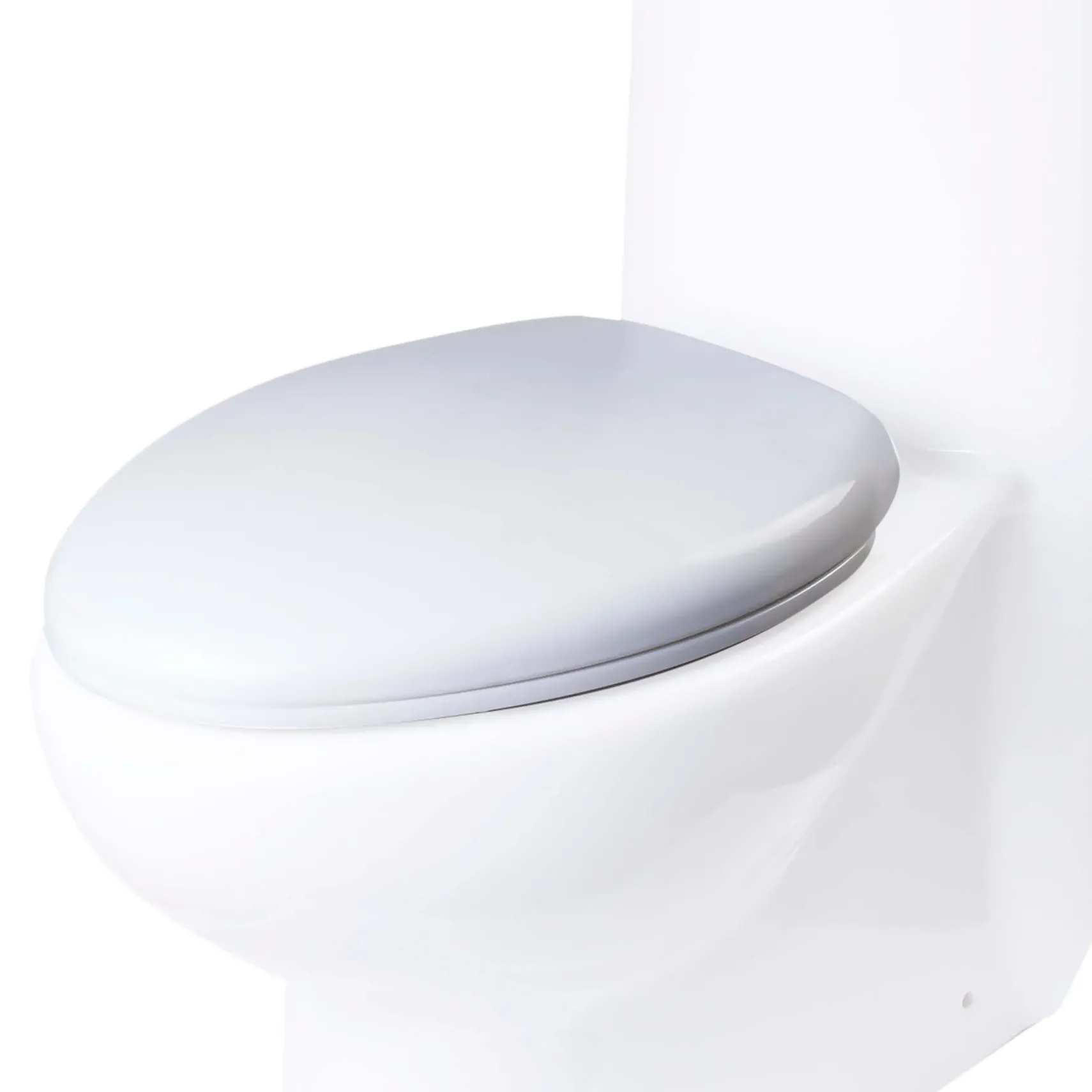 EAGO Plastic, White, R-309SEAT Replacement Soft Closing Toilet Seat for TB309