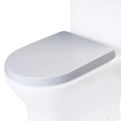 EAGO Plastic, White, R-353SEAT Replacement Soft Closing Toilet Seat for TB353