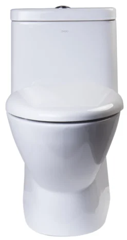 EAGO Porcelain, White, TB346 Modern Dual Flush One Piece High-Efficiency Low Flush Ceramic Toilet