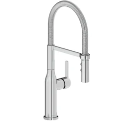 Elkay Avado Forward Only Lever Handle Semiprofessional Spout Brass ADA Kitchen Faucet, Chrome, LKAV1061CR