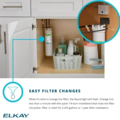 Elkay Avado Lever Handle Pull-down Spray Spout Brass ADA Kitchen Faucet, Matte Black, LKAV7051FMB