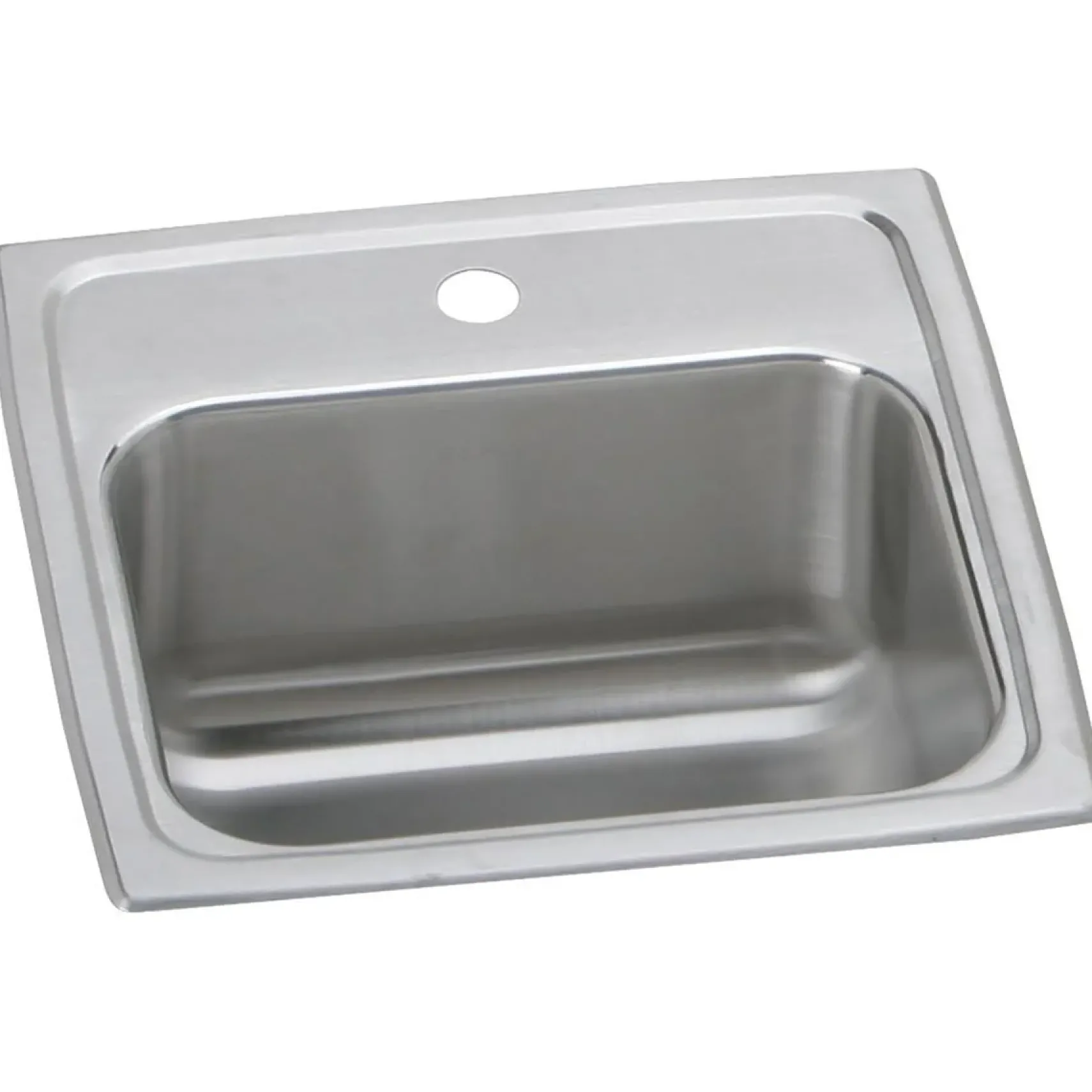 Elkay Celebrity 15" Rectangular Stainless Steel ADA Bar/Prep Sink, Brushed Satin, 1 Faucet Hole, BCR151