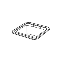 Elkay Celebrity 15" Rectangular Stainless Steel ADA Bar/Prep Sink, Brushed Satin, 2 Faucet Holes, BCR152
