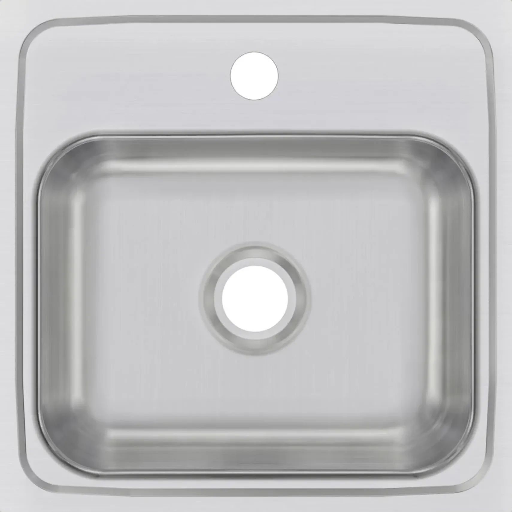 Elkay Celebrity 15" Stainless Steel Bar Sink, Brushed Satin, 1 Faucet Hole, BPSR151