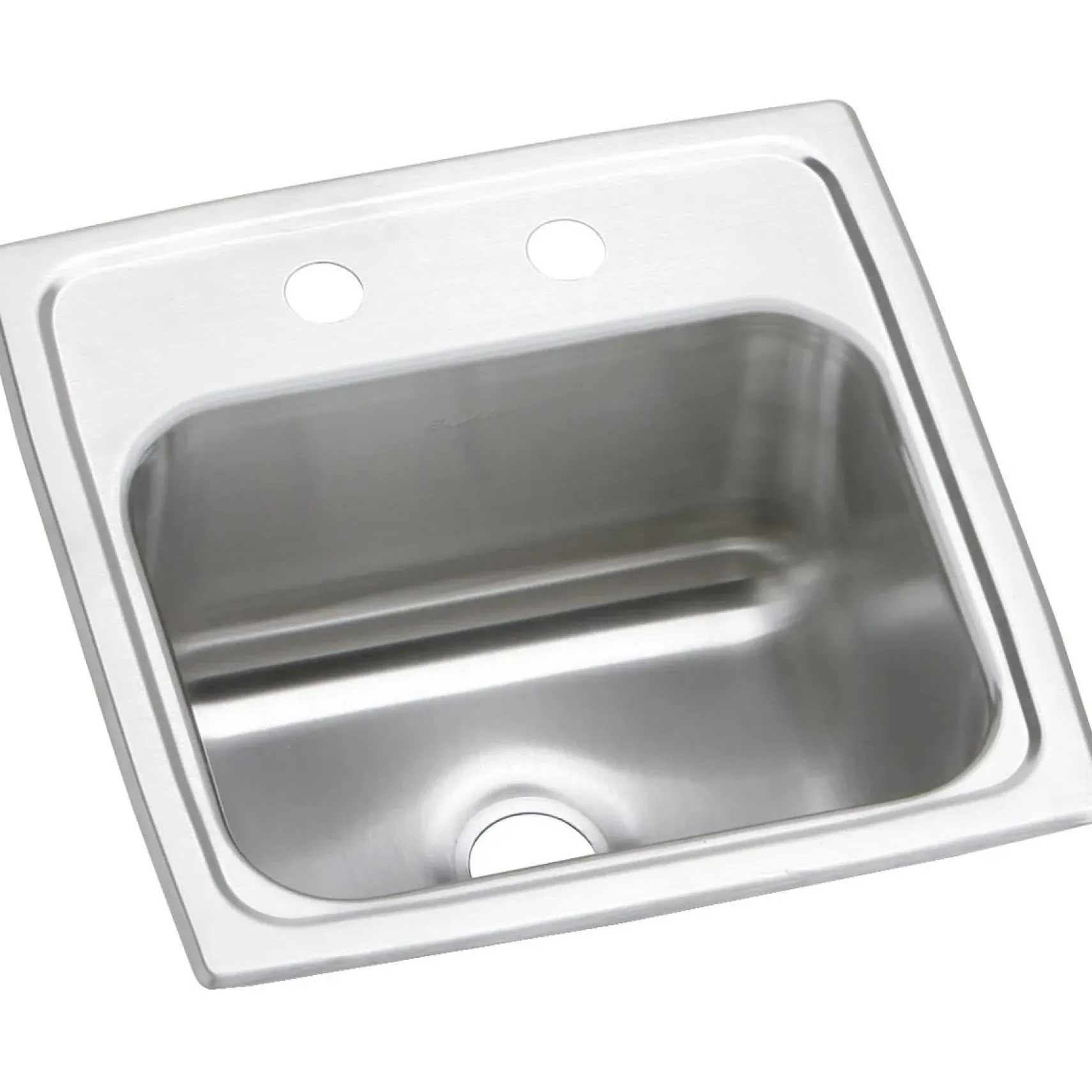 Elkay Celebrity 15" Stainless Steel Bar Sink, Brushed Satin, 3 Faucet Holes, BPSR153
