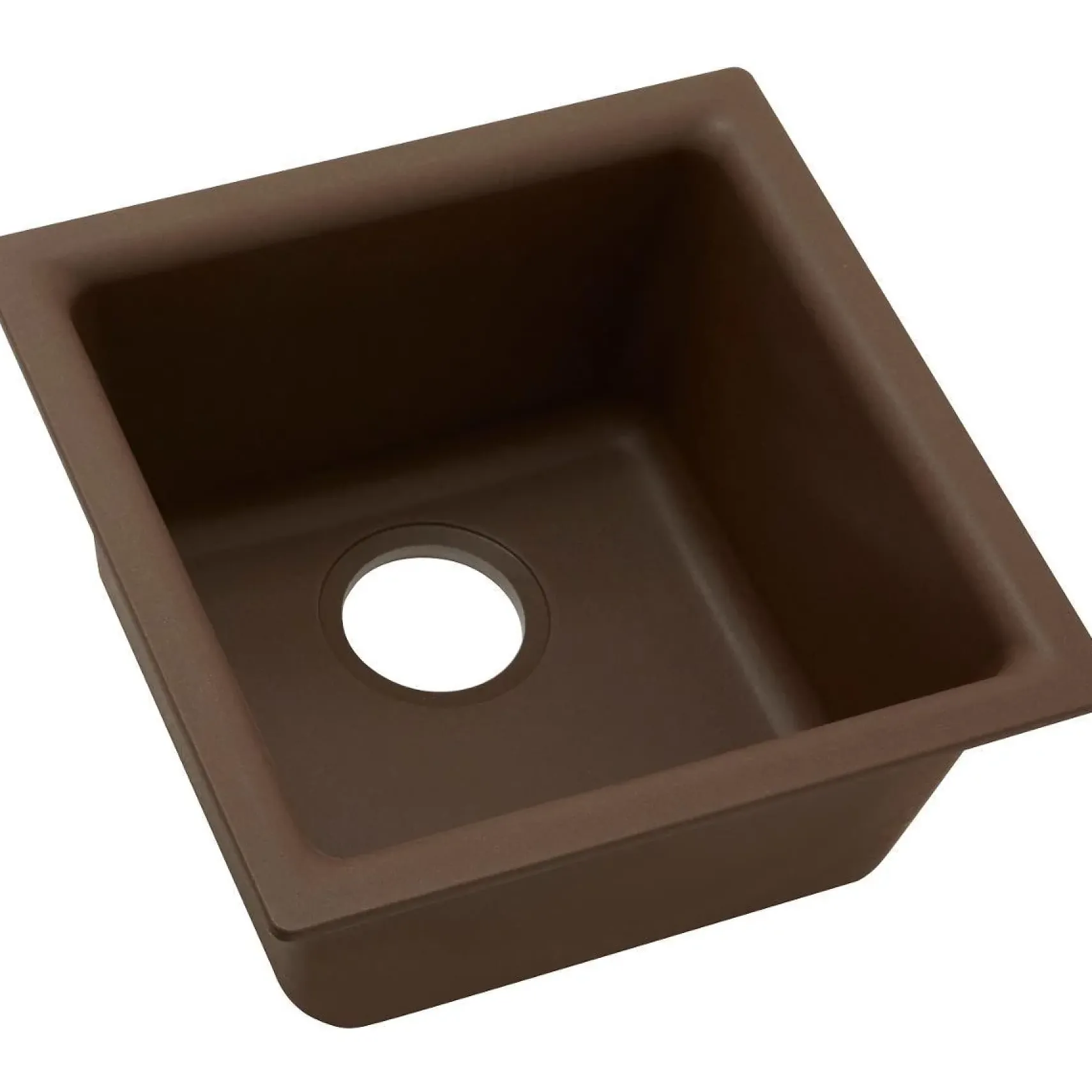Elkay Classic 16" Quartz Bar Sink, Mocha, ELG1616MC0