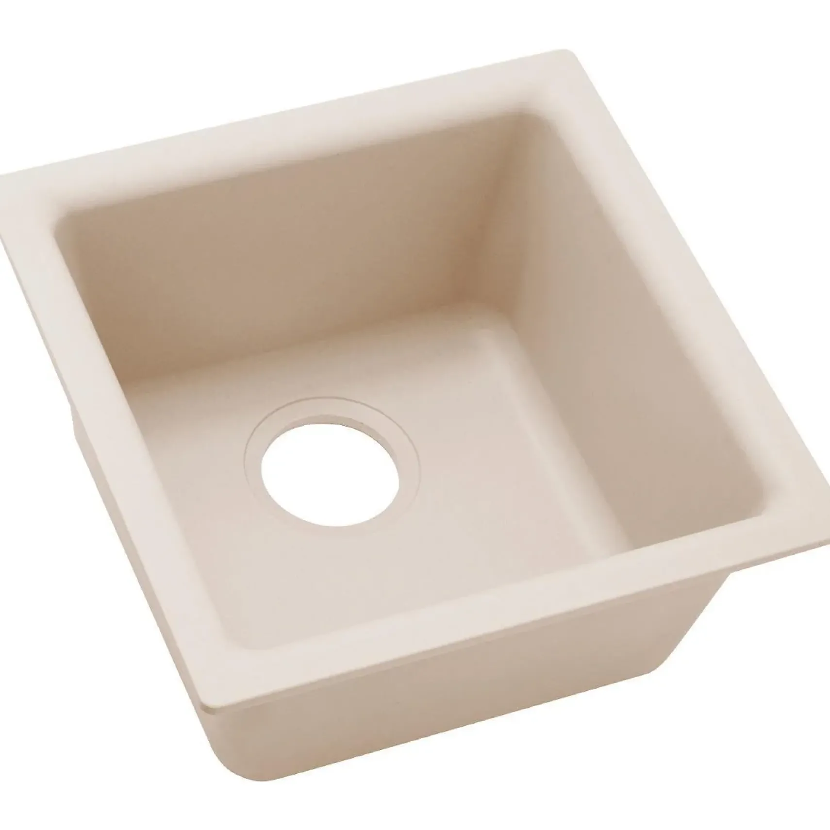 Elkay Classic 16" Quartz Bar Sink, Putty, ELG1616PT0