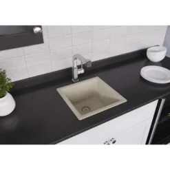 Elkay Classic 16" Quartz Bar Sink, Bisque, ELG1616BQ0