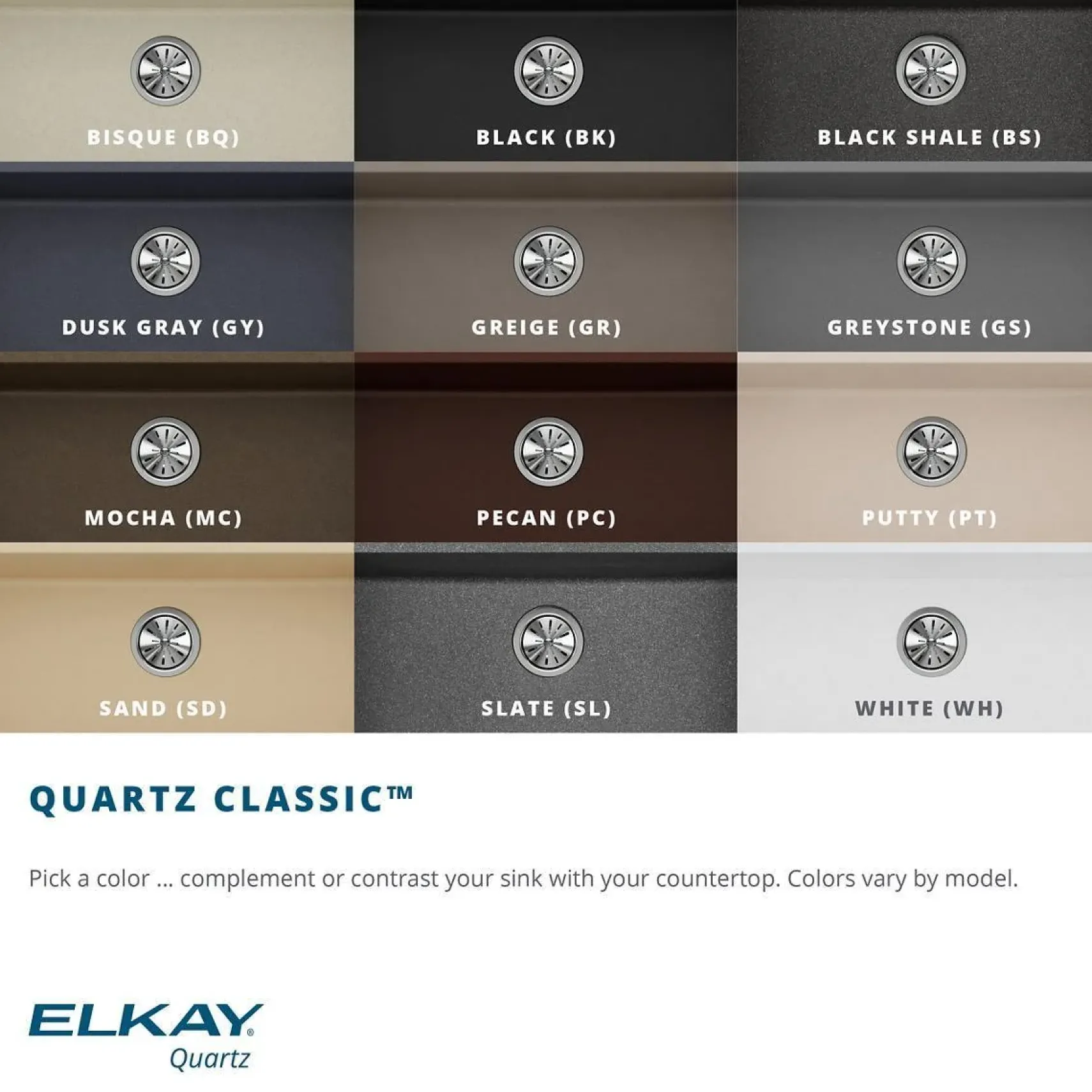 Elkay Classic 16" Quartz Bar Sink, Bisque, ELG1616BQ0